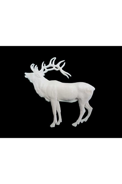 LİNEART Applique flexibilă cu model de cerb de Anul Nou Nr:EA62 Lemn, Renovare Mobilier, Decorare Mobilier 12.5x8cm