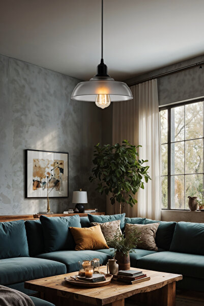 Limon 3D Desing Fabry Modern Dekoratif Sarkıt Avize Yatak Odası Salon Mutfak ...