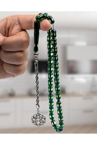 NAMAT مسبحة صلاة من العنبر المسحوق (33 حبة) مع علبة هدايا