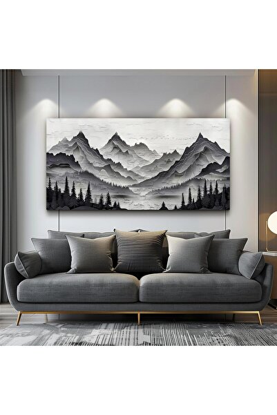 ALAYRA International لوحة فنية جدارية جميلة من القماش بإطار مقاس 60×120 سم مع...