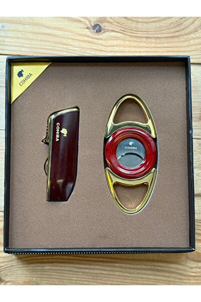 COHİBA ikonikleşmiş Puro Kesici Ve Çakmak Seti