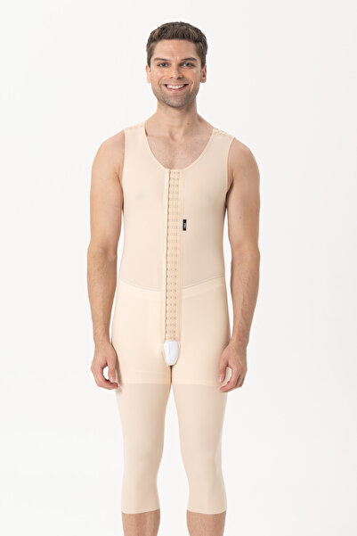 H&A Korse Liposuction Below Knee Girdle with Buckles Male Gynecomastia Liposu...