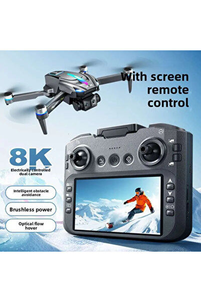 Generic طائرة بدون طيار ذكية عالية الدقة للتصوير الجوي، تدوم طويلًا، وتتجنب العوائق تلقائيًا، لعبة للطلاب