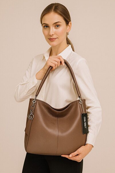 Gold Vitray Geantă din piele de calitate pentru femei