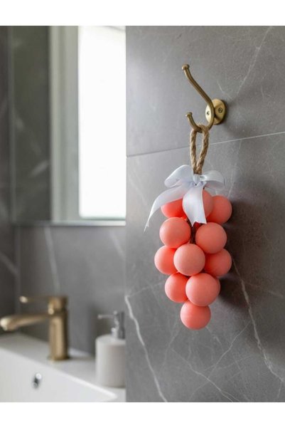 mz mazalinda Decorative Grape Cluster Soap Scented Room Wardrobe Fragrance Gift Handmade Pastel Pink Cluster Soap