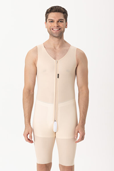 H&A Korse Liposuction Zippered Over-The-Knee Corset Male Gynecomastia Liposuc...