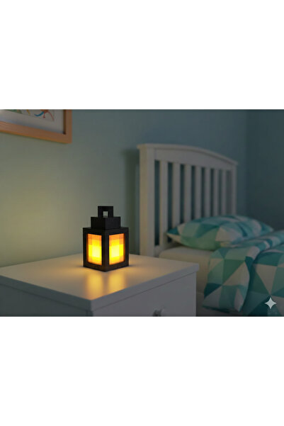 ZAVANSA Minecraft Tarzı LED Fener – Dekoratif Masa ve Gece Lambası