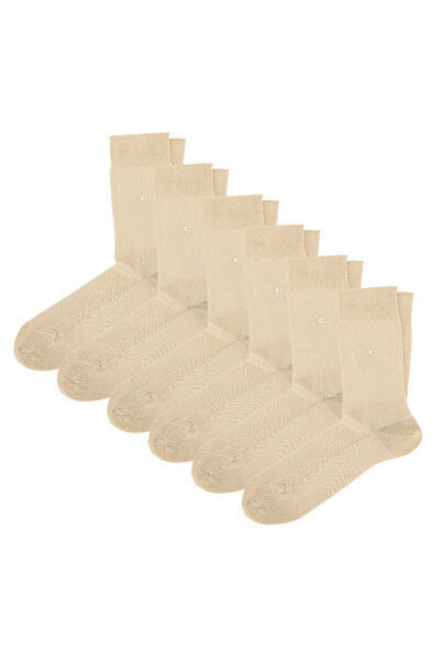 Cacharel 6-Piece Men's Cotton Blend Mers Socks