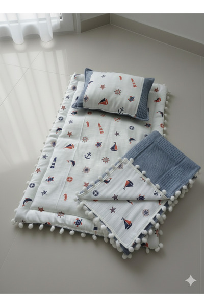 Wenaris Baby Diaper Set with Blanket, Cushion, Baby Pillow, Newborn, Crib, Baby Products