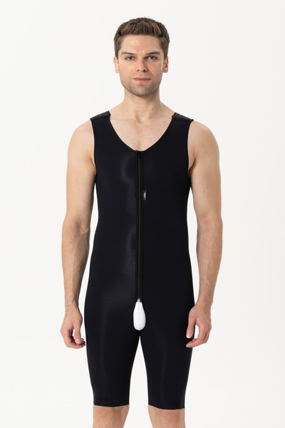 H&A Korse Liposuction Zippered Over-The-Knee Corset Male Gynecomastia Liposuc...