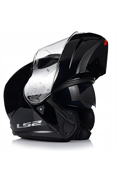 LS2 Strobe 2 Parlak Siyah Motosiklet Kaskı