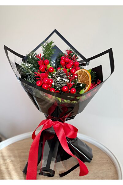 SLD BOTANIK DLR - Black Model Kokina Çiçeği - Yılbaşı Hediyesi (6 dal - YAPAY)