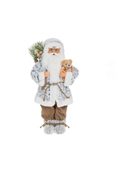 UnderShop Figurină decorativă Moș Crăciun, Crăciun Fericit, Multicolor, 45 cm