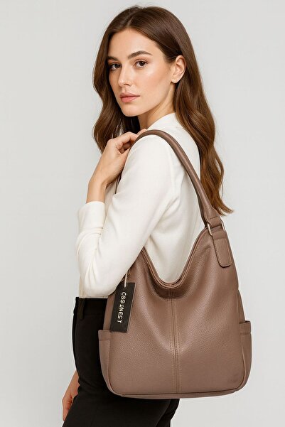 Gold Vitray Geantă din piele de calitate pentru femei