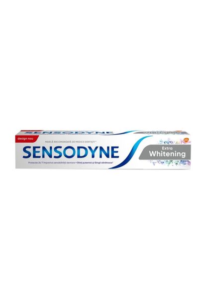 Sensodyne Extra Whitening 100 ml – Pastă de Dinți pentru Albire și Sensibilitate