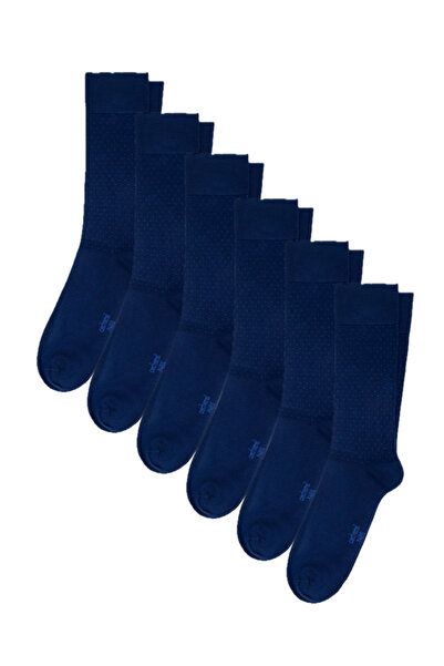 Cacharel 6-Piece Men's Dot Patterned Bamboo Socks