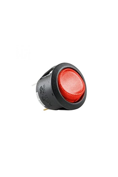 Home Κόκκινος διακόπτης με φως, 250V, 1 κύκλωμα