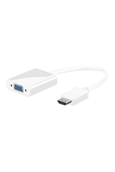 goobay Cablu adaptor HDMI la VGA cu audio, alb -