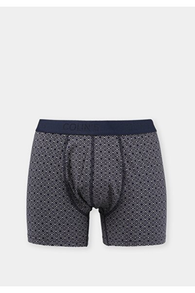 Colin's Modern Fit Printed Men's Navy Blue Boxers