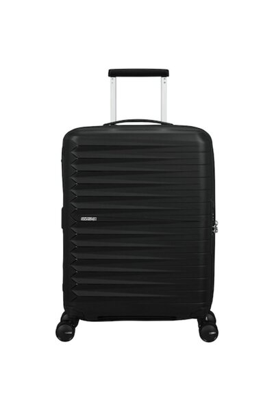 American Tourister Valiză de cabină FastForward 55 cm, negru intens, 4 roți