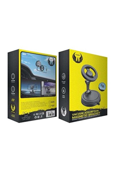 Youfo Vacuum Magnetic Car Phone Holder - Strong Suction Base, 360° Rotation