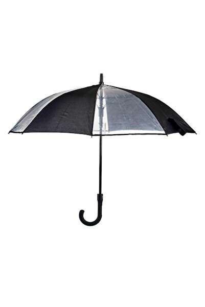 BigBuy Set de 24 de umbrele, BigBuy, Transparent/Negru, 96x96x84.5 cm