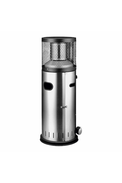 ENDERS Încălzitor pe gaz Polo, exterior, 6 kW, negru/argintiu, Ø 42 x 115 cm