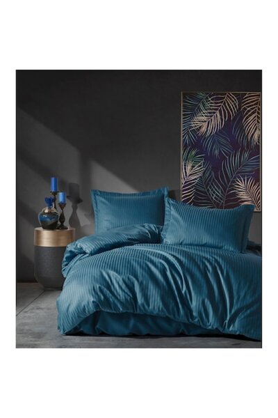 COLOUR COTTON Set lenjerie de pat, 100% bumbac satinat, 240x220 cm, 2 perne 6...