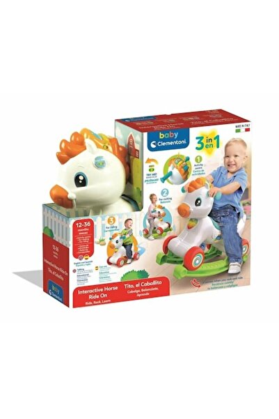 CLEMENTONI Interactive Toy Tito, Alogo, lights and sounds, 54 x 46 x 18.5 cm