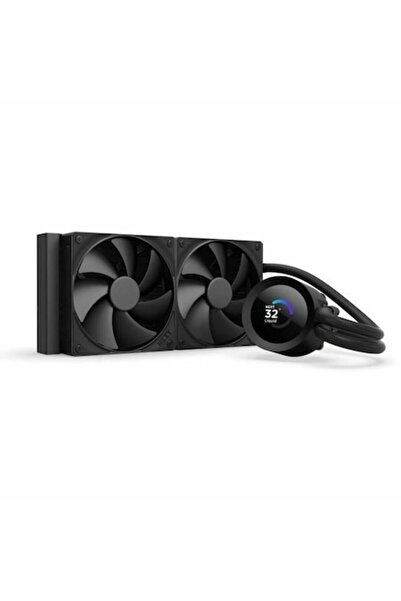 Nzxt Kraken Plus 240 Liquid Cooling Kit, Black, 12x12x2.5cm, 2 fans