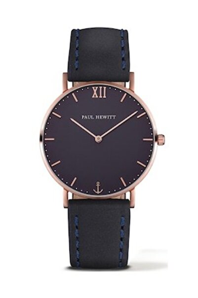 Paul Hewitt - Ceas de damă PH-6455188L, 39 mm, albastru/auriu roz