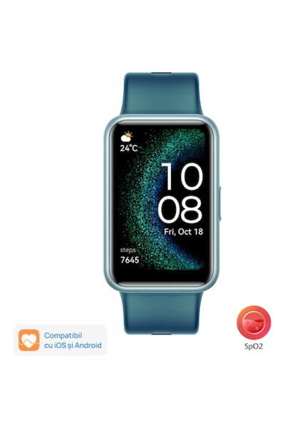 Huawei Ceas inteligent FIT SE, curea din silicon, verde pădure