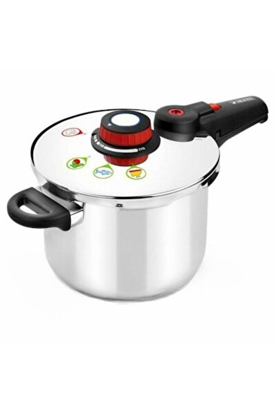 MONİX Set of 2 Express pressure cookers, Stainless Steel, 10L, 30 cm
