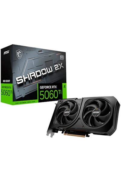 MSI GeForce RTX 5060 Ti SHADOW 2X OC PLUS 8GB GDDR7 128-bit DLSS 4.0