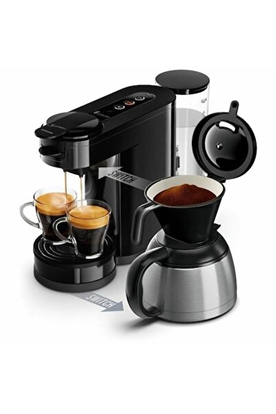 Philips SENSEO SWITCH Espresso Machine HD6592/65, 1 bar, 1450 W, black