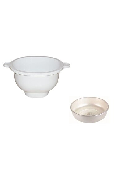 ozbience 20 Lt Plastik Kurna ve Hamam Tası Seti Beyaz, Pratik Su Kovası Paket