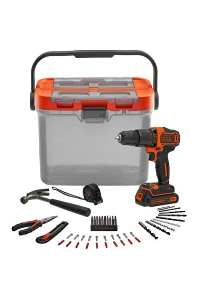Black&Decker Drill set with accessories, Black & Decker, 1400 rpm, Multicolor