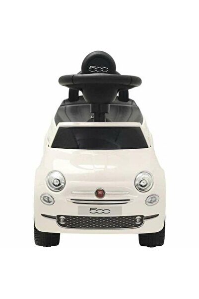 BigBuy Mașinuță FIAT 500 pentru copii, lumini și sunete, albă, 1+ ani