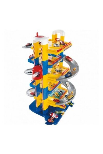 MOLTO 6-Level Multi-storey Parking Garage, Plastic, Multicolor, 3+ years