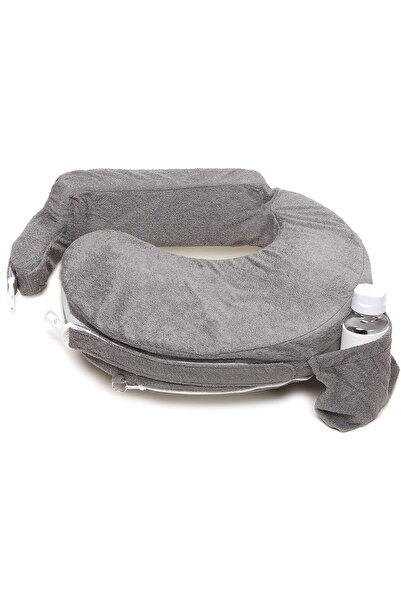 MY BREST FRİEND Deluxe Nursing Pillow for Breastfeeding & Bottle Feeding (Evening Grey)