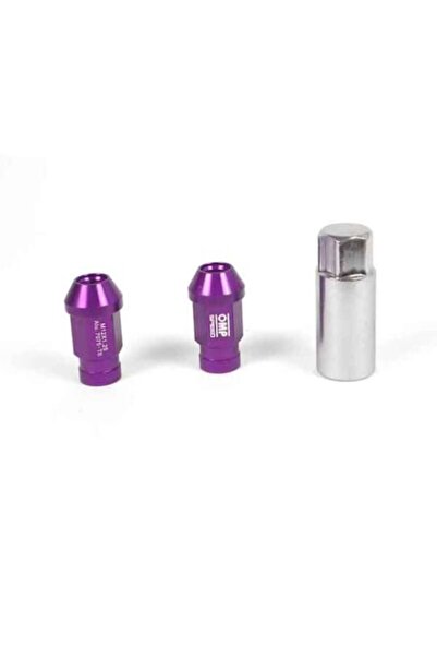 OMP Set piulițe 7075 40 mm M14 x 1,50, 20 buc, violet