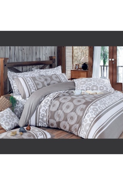 COLOUR COTTON bed linen set, ranforce, 240x220 cm, 2 pillows 60x60 cm, multic...