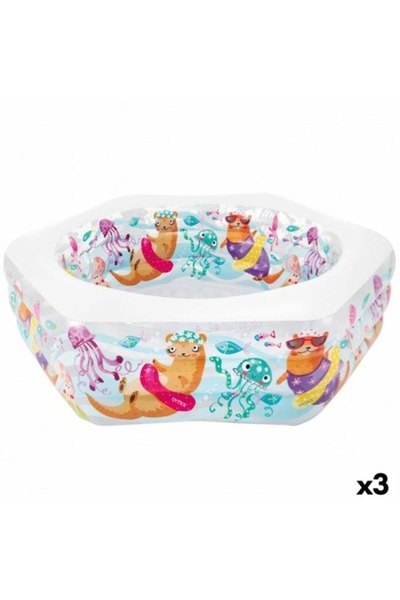Intex Acvariu gonflabil pentru piscină, 510 L, formă de stea, set de 3, 191x6...