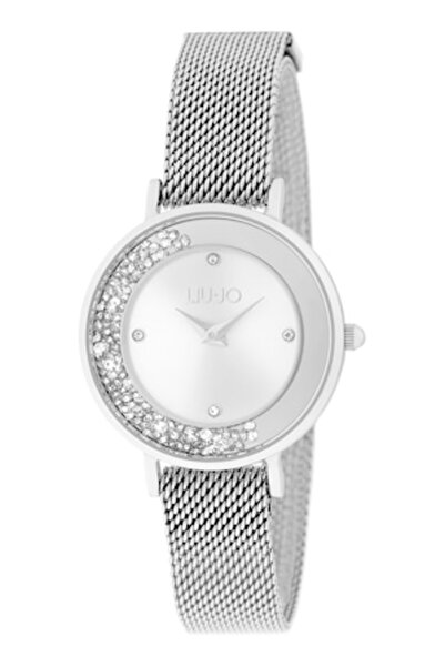 Liu Jo Quartz Watch with Crystals, Silver
