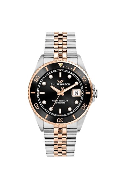 Philip Watch unisex watch, Steel, Quartz, Black/Silver