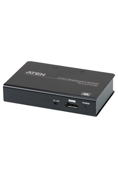 Aten video splitter, DisplayPort (M) to DisplayPort (M) x2, black, VS192-AT-G