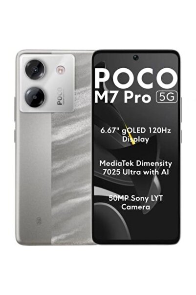 Xiaomi Smartphone POCO M7P 5G, 12 GB RAM, 512 GB, Argintiu