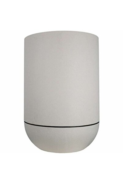 Riviera Decorative Vase, Stone, Gray, Round