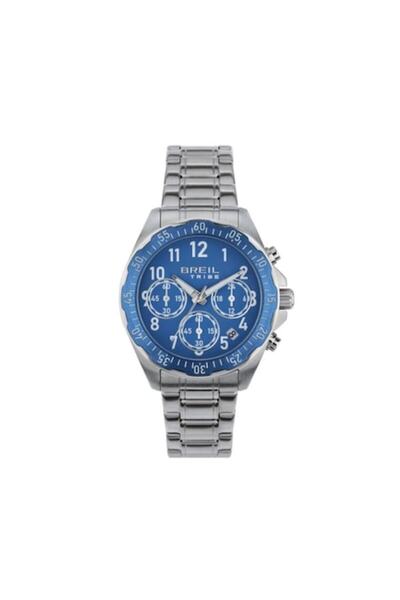Breil Ceas bărbătesc EW0719, argintiu, 37 mm, brățară din argint sterling, ca...