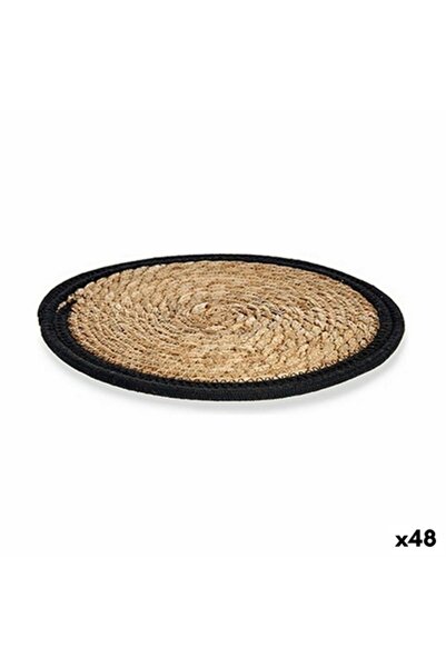 Gift Decor Set of 48 Placemats, Black , 30x1x30cm